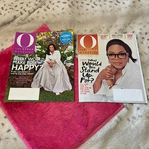 2 issues of The Oprah Magazine April and July 2018 What would make you h…